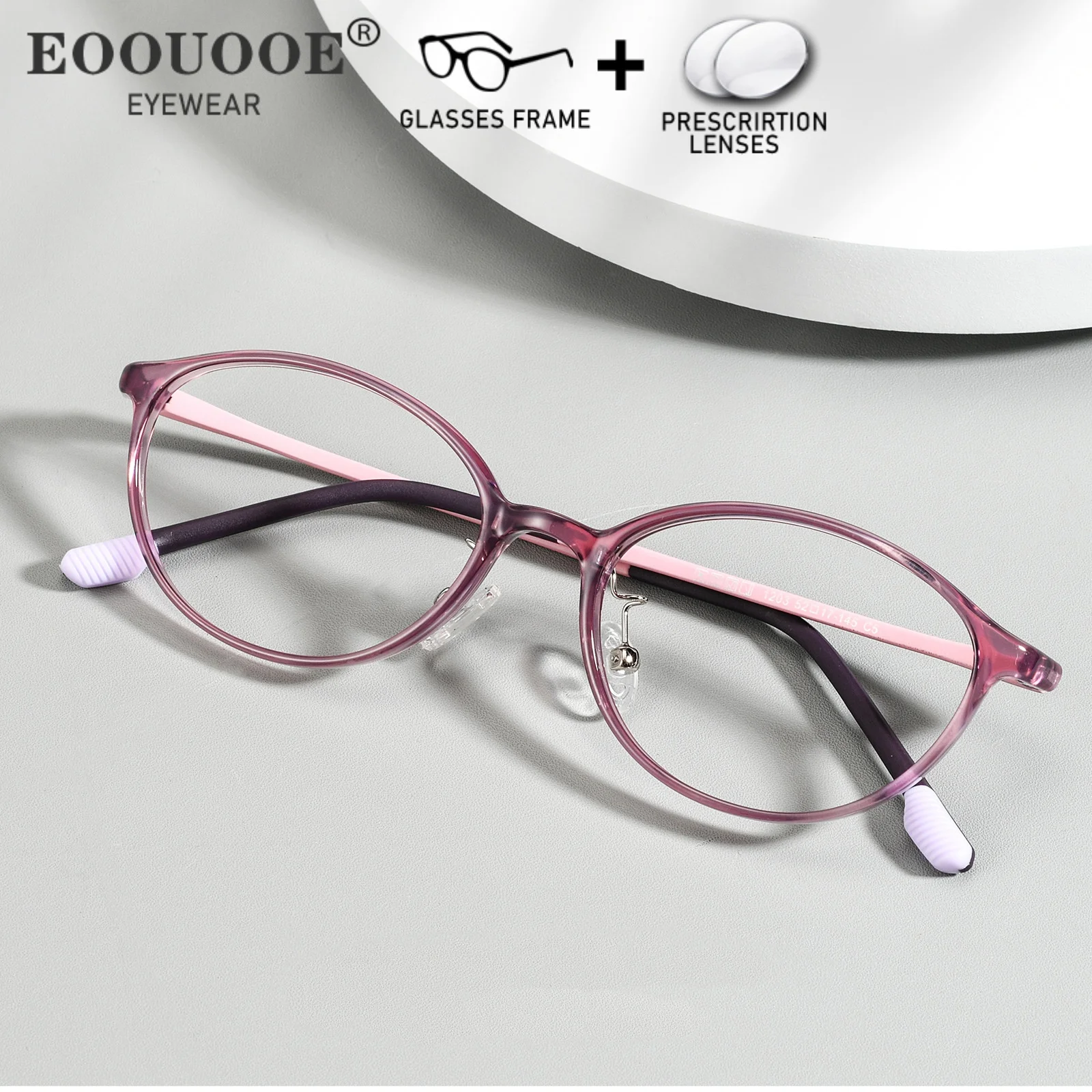 الأطفال والمراهقين نظارات HD وصفة طبية تصفية الضوء الأزرق شبه كروي قصر النظر مد البصر العدسات البيضاوي TR90 نظارات