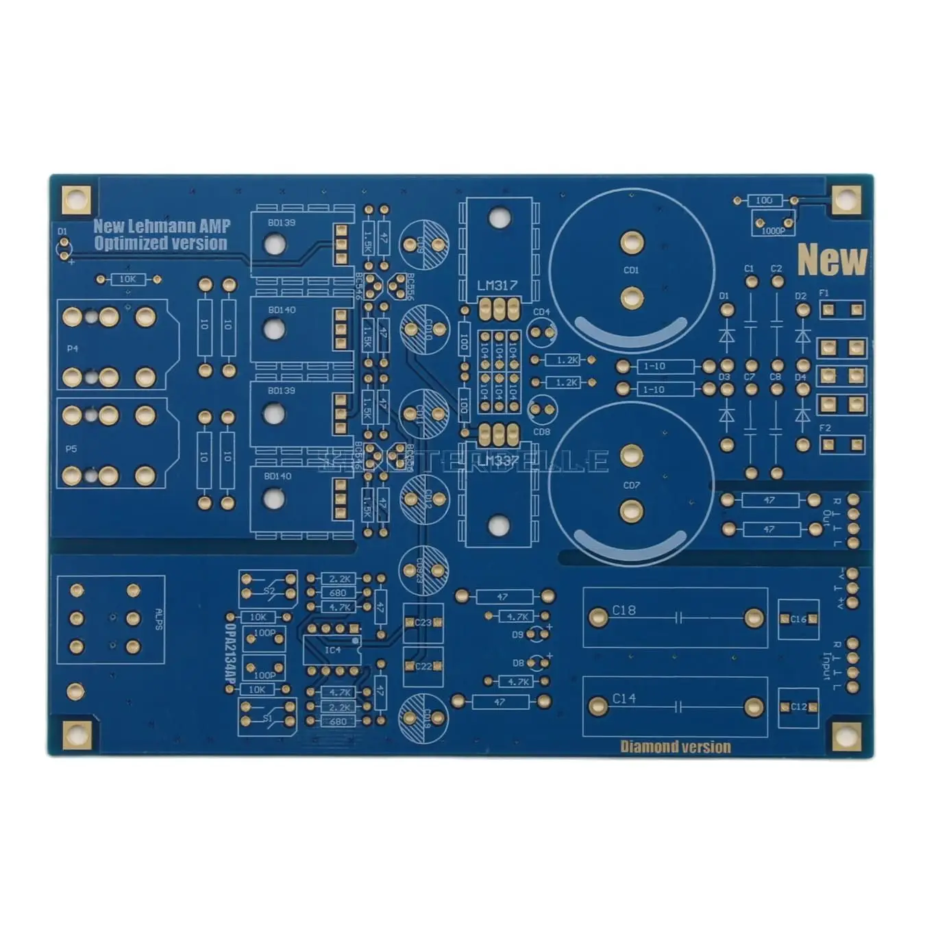 Clone Classic Lehmann Headphone Amplifier Circuit HiFi Home Audio Headphone Power Amp Board PCB