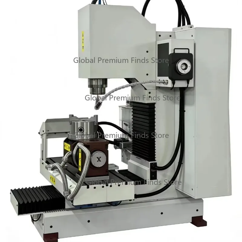 Factory-Direct Micro Vertical Machining Center BT30 Spindle 0.01mm Accuracy 8-Tool Automatic