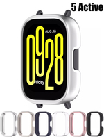 Cover For Redmi Watch 5 Active Case accessories Hollow Hard PC Bumper Frame Protective Redmi Watch 5 Active Smartwatch Cases