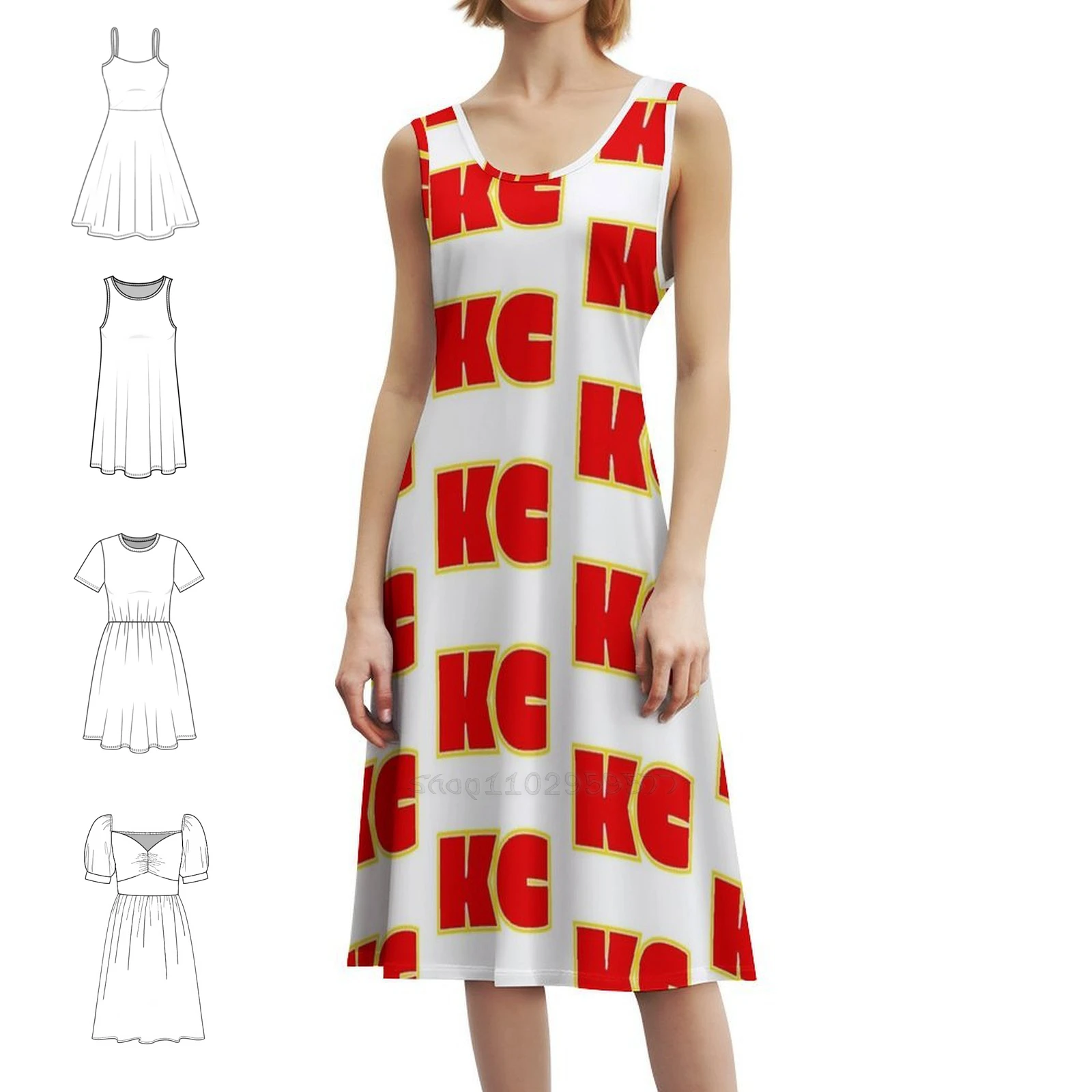 Kc Floral Smock Dre… - image