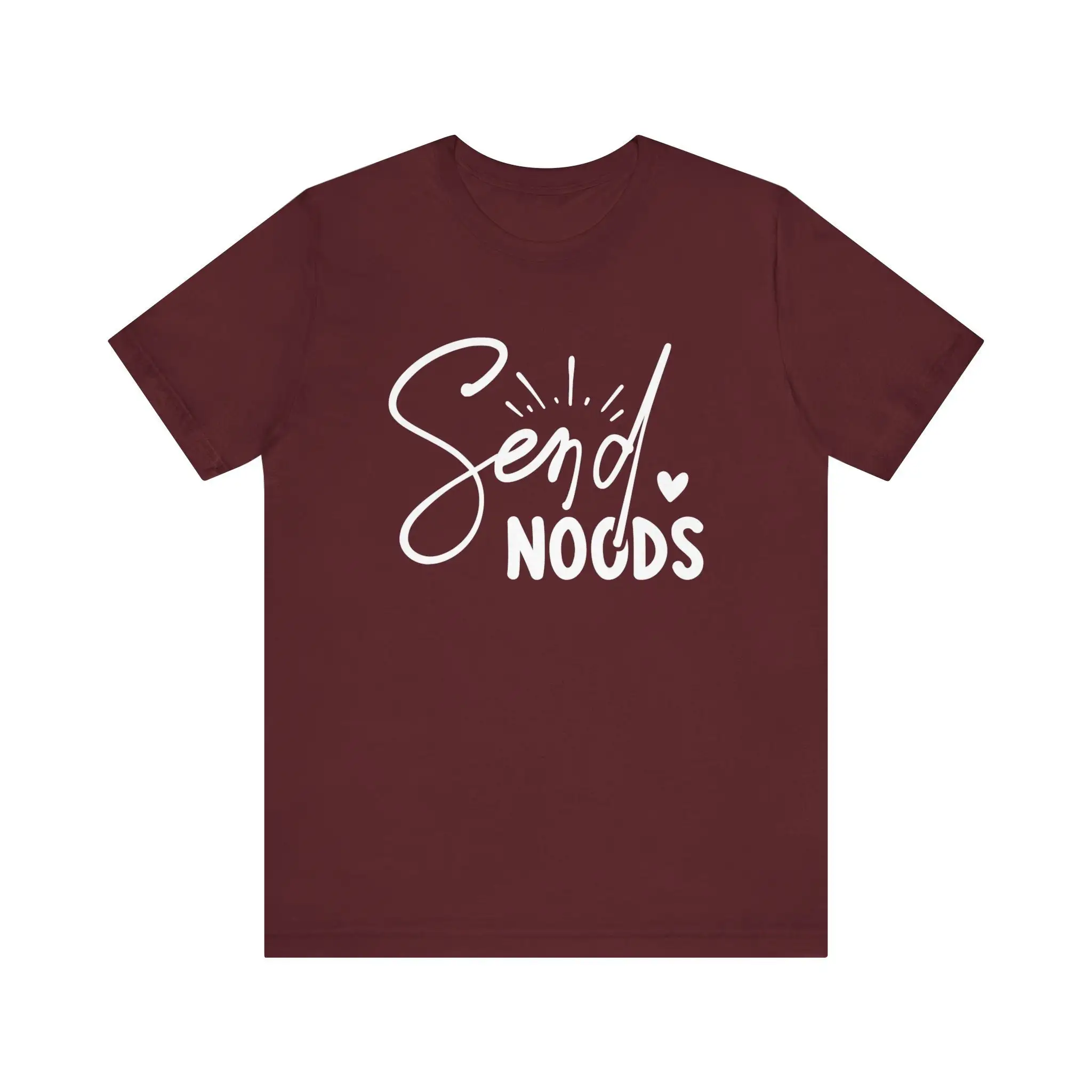 Send Noods T Shirt Funny Food Pun Noodle Lover Humorous Culinary Apparel Cotton For Chefs And Foodies