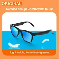 Lecoo C8 Earphones Bluetooth 5.0 Smart Glasses HiFi Stereo Game Headphones With Microphone Sunglasses Headset Long Battery Life