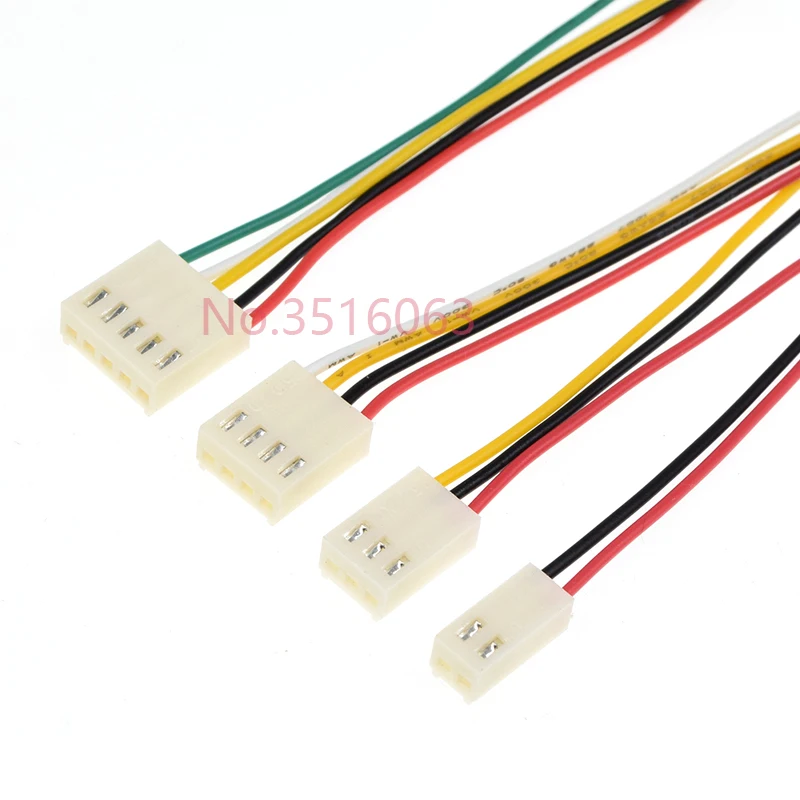 KF2510 2510 Connector With Wire Cable Female Housing Shell+Terminal Straight/Curved Male Pin Header Socket 2.54mm 2/3/4/5/6/7/8P