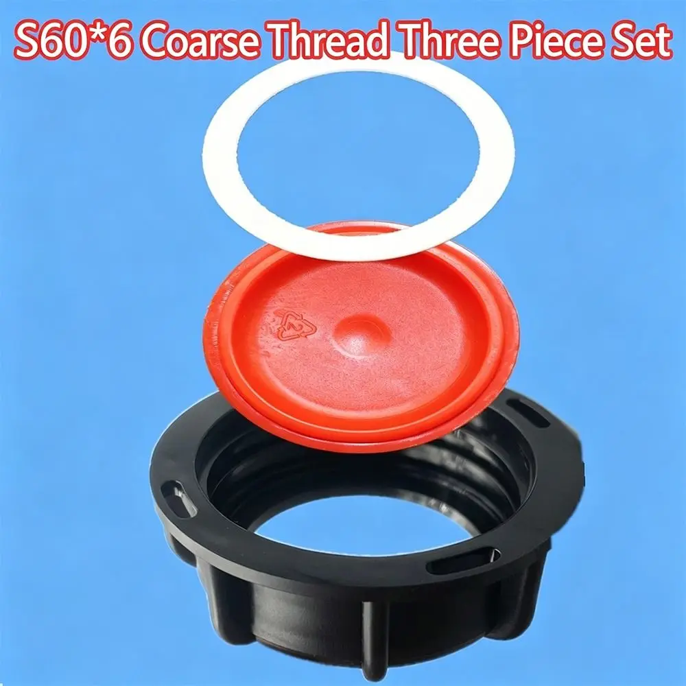 Plastic IBC Tank Cap Leak-proof Threaded Drainage Outlet Adapter Corrosion Resistant Lightweight Tank Valve Cover