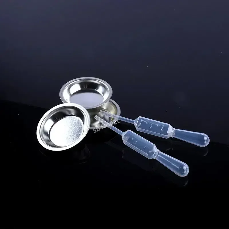 Ustar UA-90017 Juego de paleta: paleta de pintura y pajita cuentagotas para herramientas de construcción de bricolaje modelo