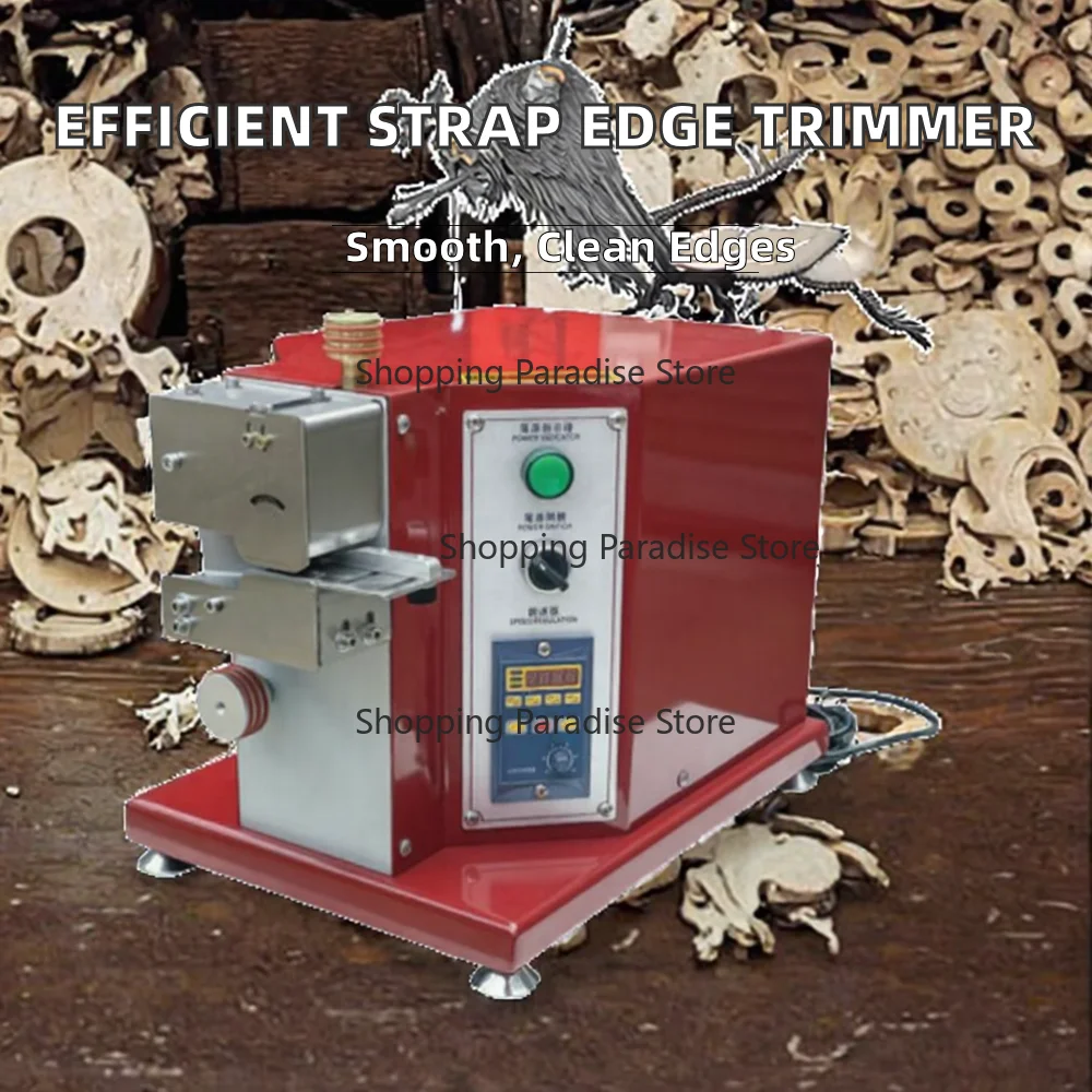 Automatic Electric Single-Side Edge Trimming Machine for Leather Watch Straps Shoulder Strap Cutting Machine Core Motor