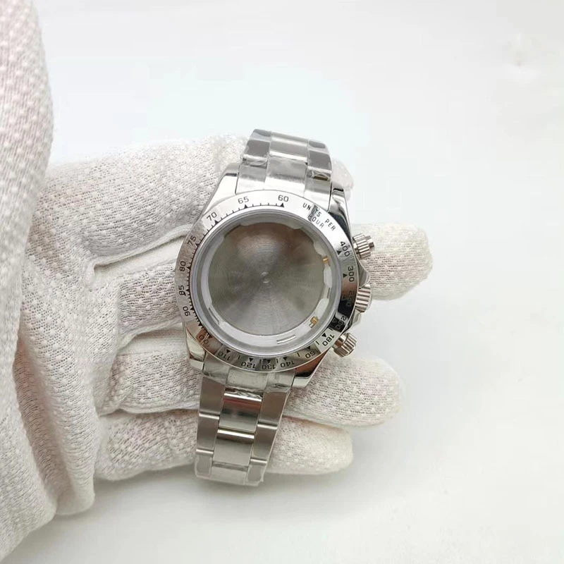 Hot New Exquisite Fashionable 304 Steel 40MM Mechanical Watch Case Stainless Steel Compatible With 3836 Watch Module Accessories