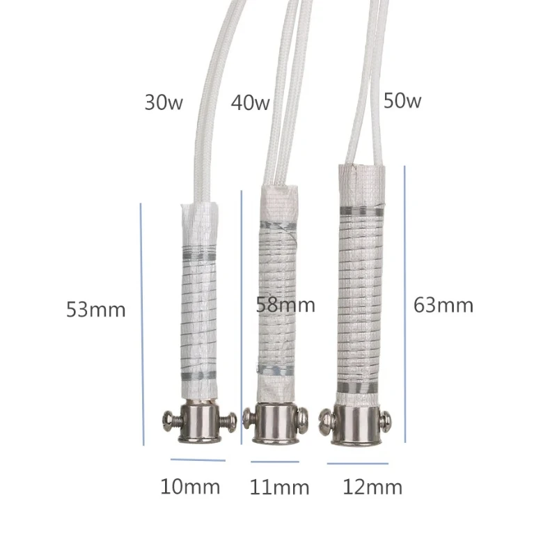 1Pcs 220V 30W40W60W Soldering Iron Core Heating Element Replacement Welding Tool Metalworking Accessory Spare Part Equipment
