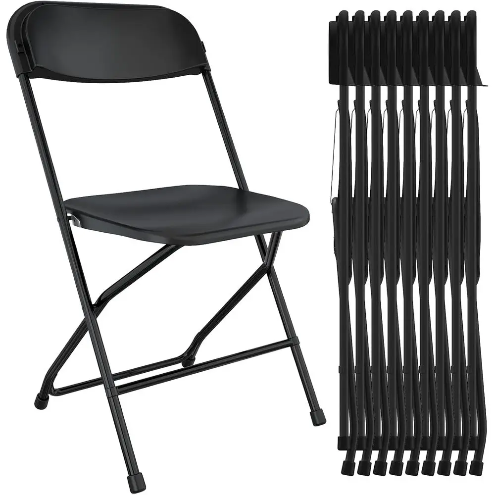 

Stackable Plastic Party Chairs for Outdoor and Indoor Use, Commercial Grade, Steel Frame, Suitable for Weddings, Dining, Schools