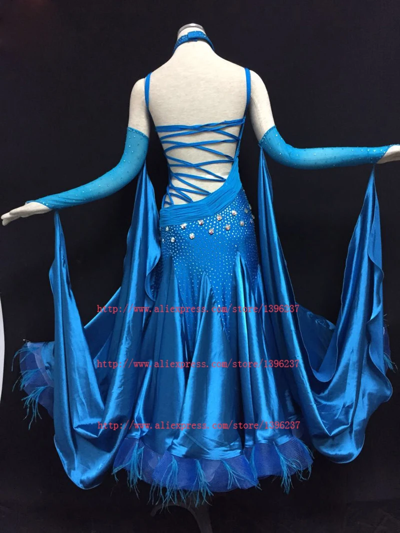 Standard Ballroom Dancing Dress 100% New Good Quality Sparkle Glass Stone Women Waltz Tango Ballroom Competition Dance Dresses