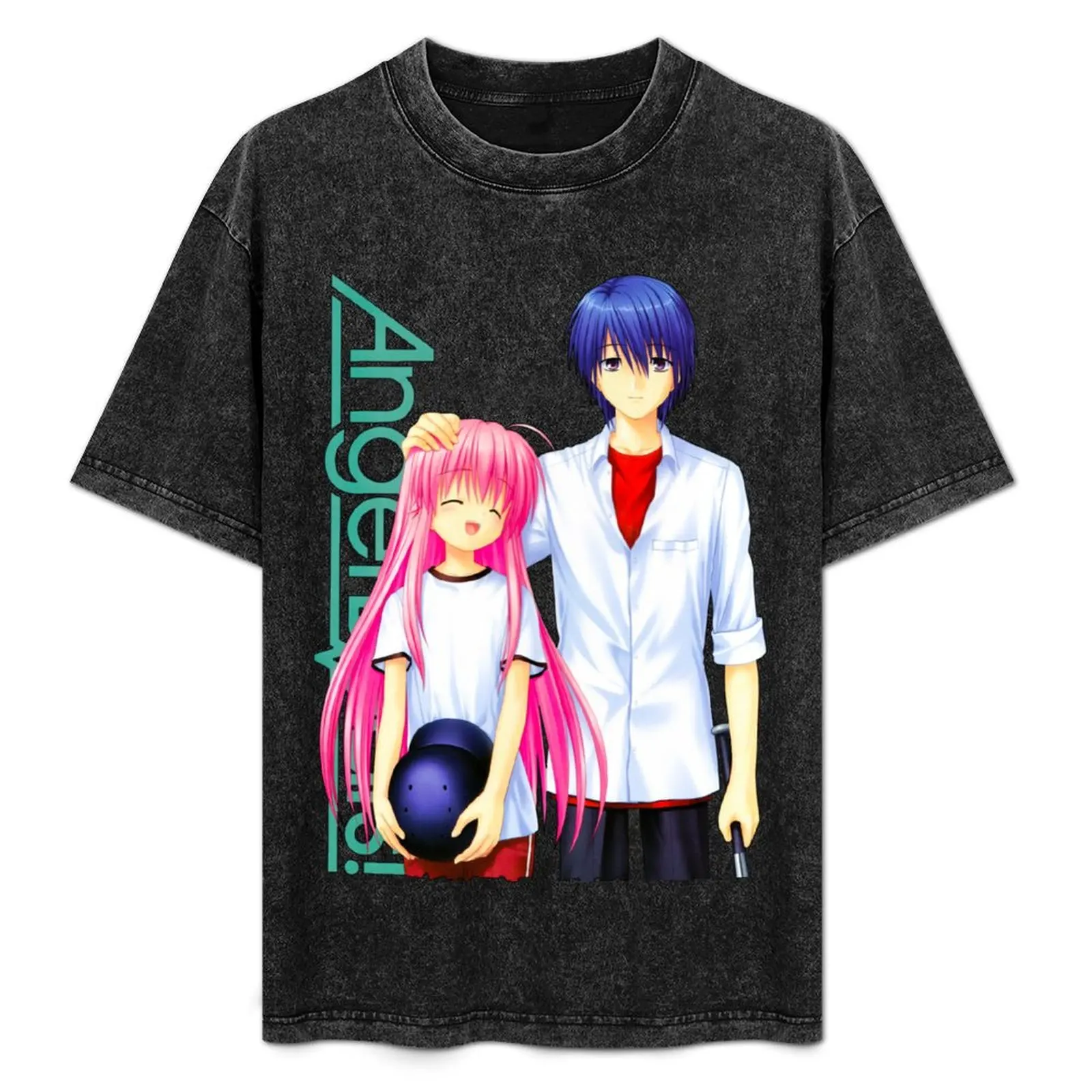 

Hinata & Yui - Angel Beats! T-Shirt Street Fashion Casual Tee Shirt