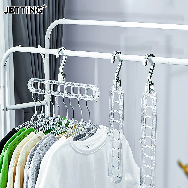 

Вешалка для одежды с девятью отверстиями, бытовая красная пластиковая многофункциональная сушилка для одежды, артефакт, горизонтальная и вертикальная, волшебная, вращающаяся