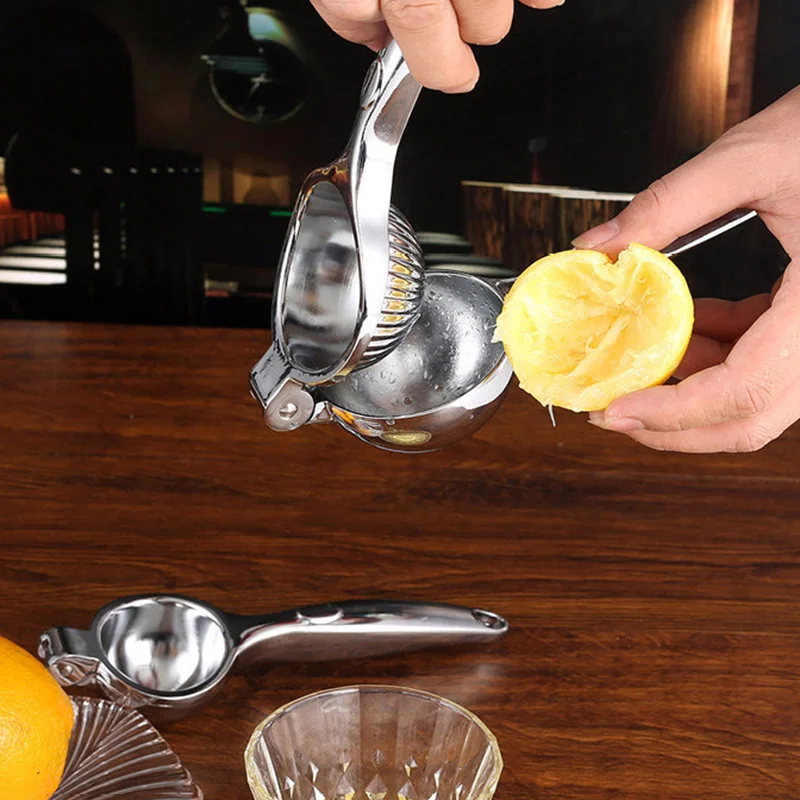 Stainless Steel Lemon Squeezer Manual Citrus Orange Juicer Hand Press  Portable Fruit Tool  Gadget Solid and Durable