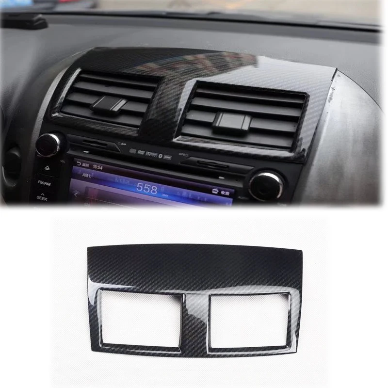 

For Toyota RAV4 RAV 4 2009 2010 2011 2012 Car Dashboard Central Console Air Vent Frame Cover Sticker Car Interior Accessories