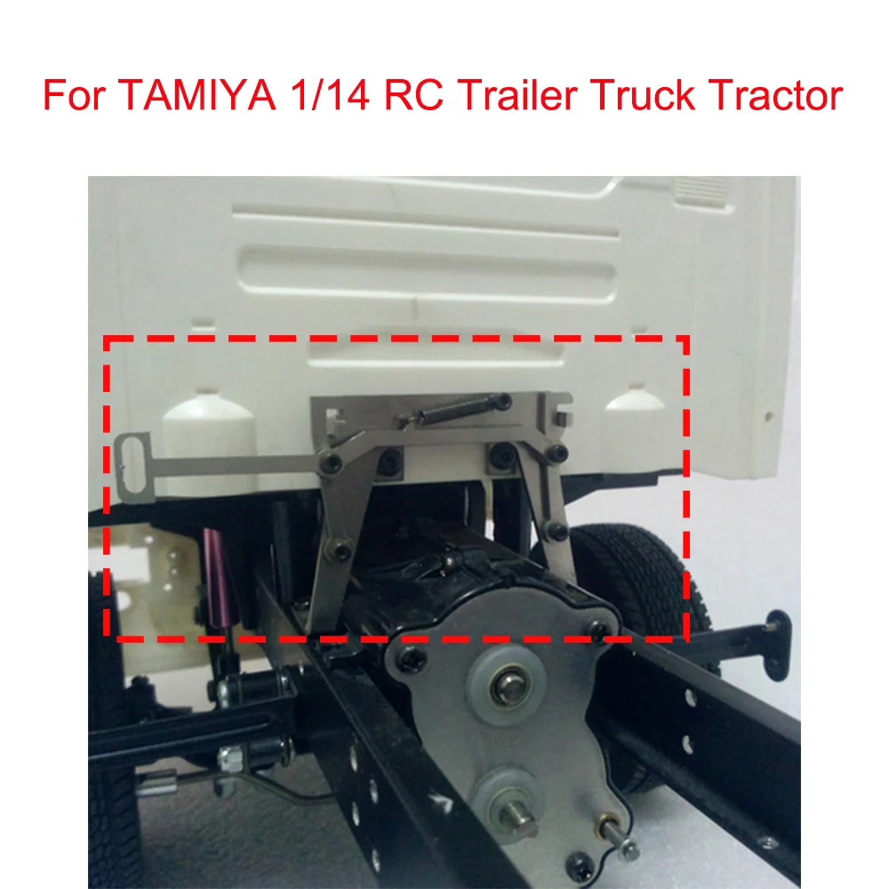 

For 1/14 Tamiya Scania MAN RC Trailer Truck Tractor Stainless Steel Cabin Locking Parts Model Car Cab Lock Catch Assembly