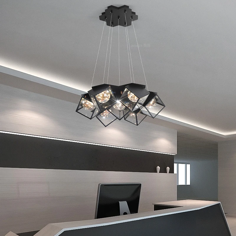 2024 Nordic LED Ceiling Chandeliers For Bedroom Living Dining Room Kitchen Gypsophila Luster Pendant Lights Modern Hanging Lamps