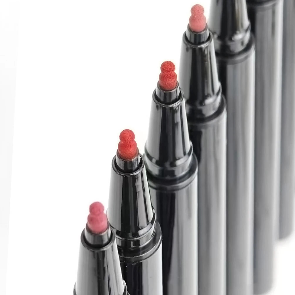 

Жидкий карандаш для губ с индивидуальным логотипом, 12 цветов, водостойкий, стойкий, легко наносится, нелипкий, оптом, без тестирования на животных.