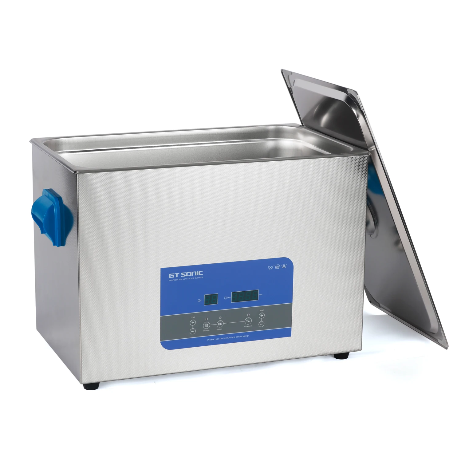 GT SONIC High Quality Single Large Tank 500W Heated Industrial Ultrasonic Cleaner For Lab Auto Parts Plant Repairing