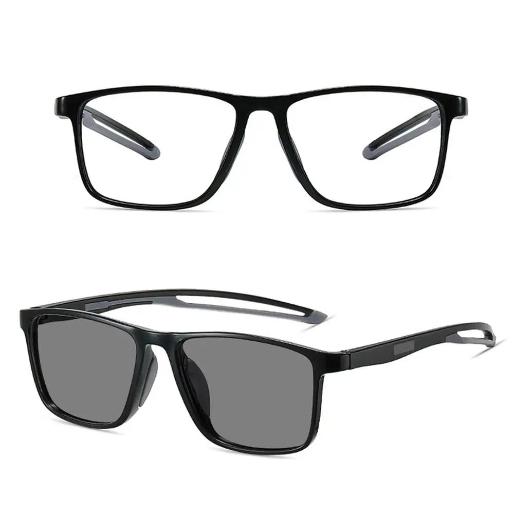 

Photochromic Anti-Blue Light Reading Glasses Multifocal Blue Ray Blocking Square Eyeglasses Progressive Near Far Eye Protection