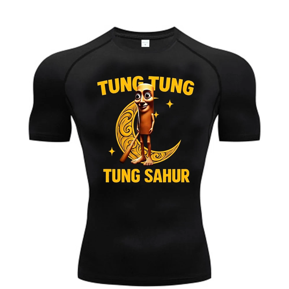 Tung Tung Sahur shirt Gym Fitness Tracksuit Retro cute anime party harajuku gothic cute dollette emo
