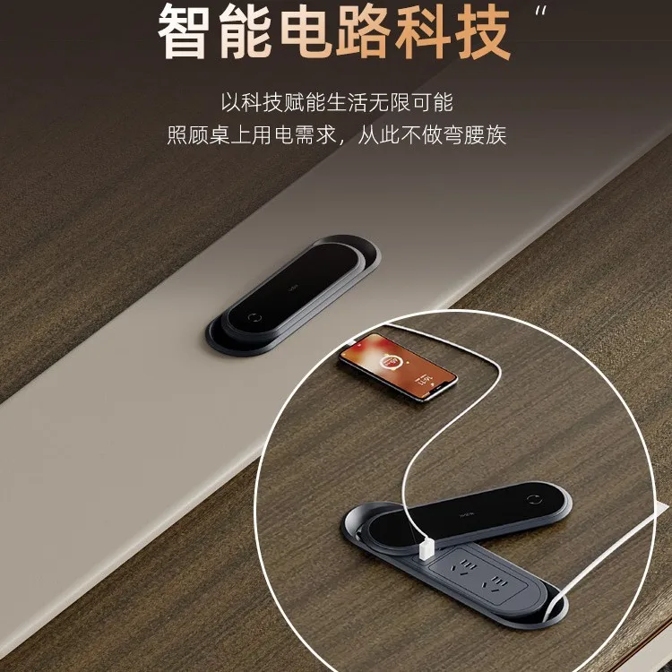 مؤتمر جوي فاخر وخفيف، طاولة تفاوض حديثة وبسيطة، مؤتمر كبير، طاولة طويلة، طاولات وكراسي غرفة الاستقبال