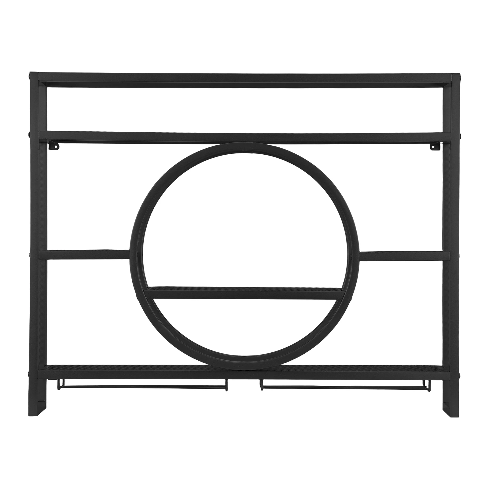 

Wine Glass Rack Floating Bar Shelves Metal Wine Rack Wall Mounted 3 Tier with LED Light with Wine Glass Holder for Home Cellar