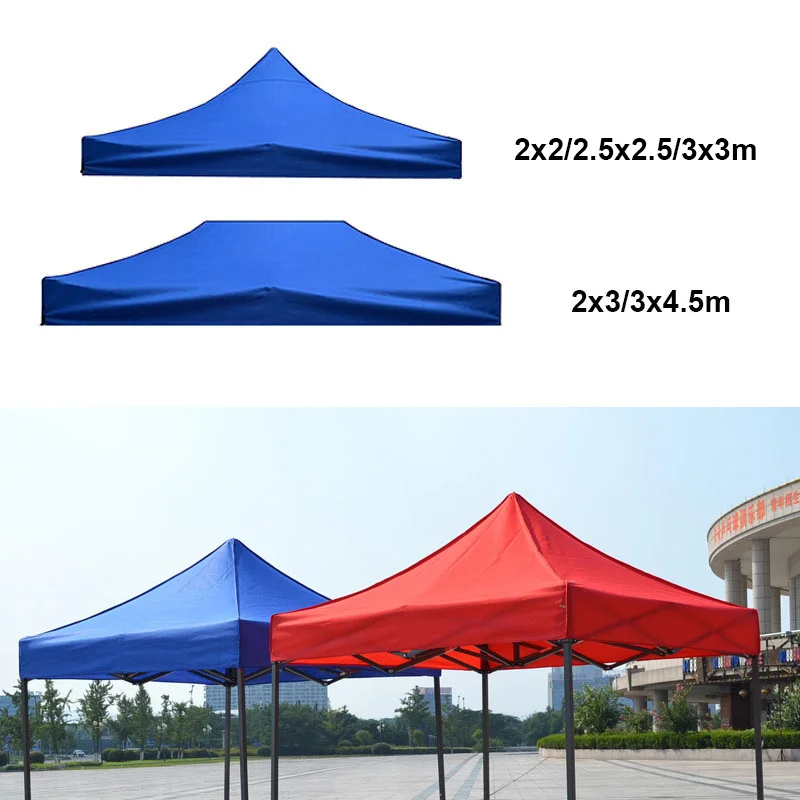 

Waterproof Sun Shade Tent Top Cloth Not Include Frame Outdoor Gazebo Replaceable Roof Oxford Cloth UV Protect Cover