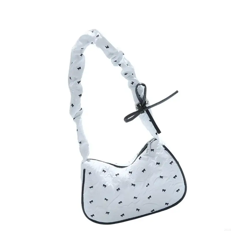 

Contemporary Bows Embellished Bag Ergonomic Design Compact Storage Solution 20CA