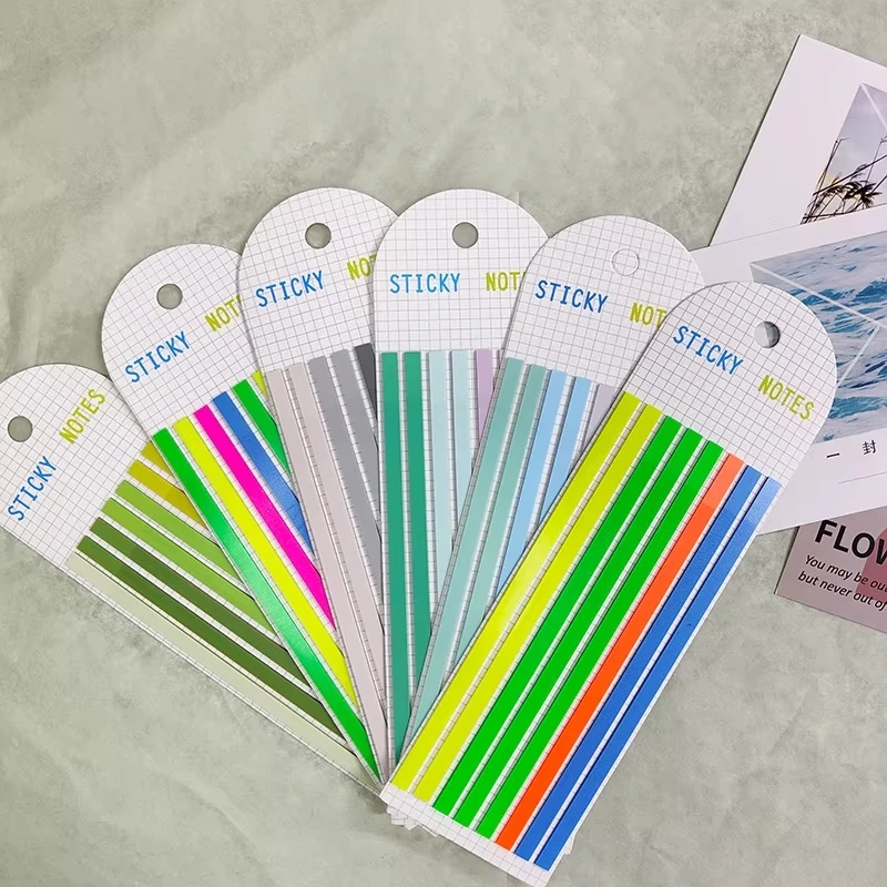 Index Stickers Extractable Sticky Tabs Page Markers Sticky Index Tabs Writable Page Sticky Notes Memo Pad School Office Supplies