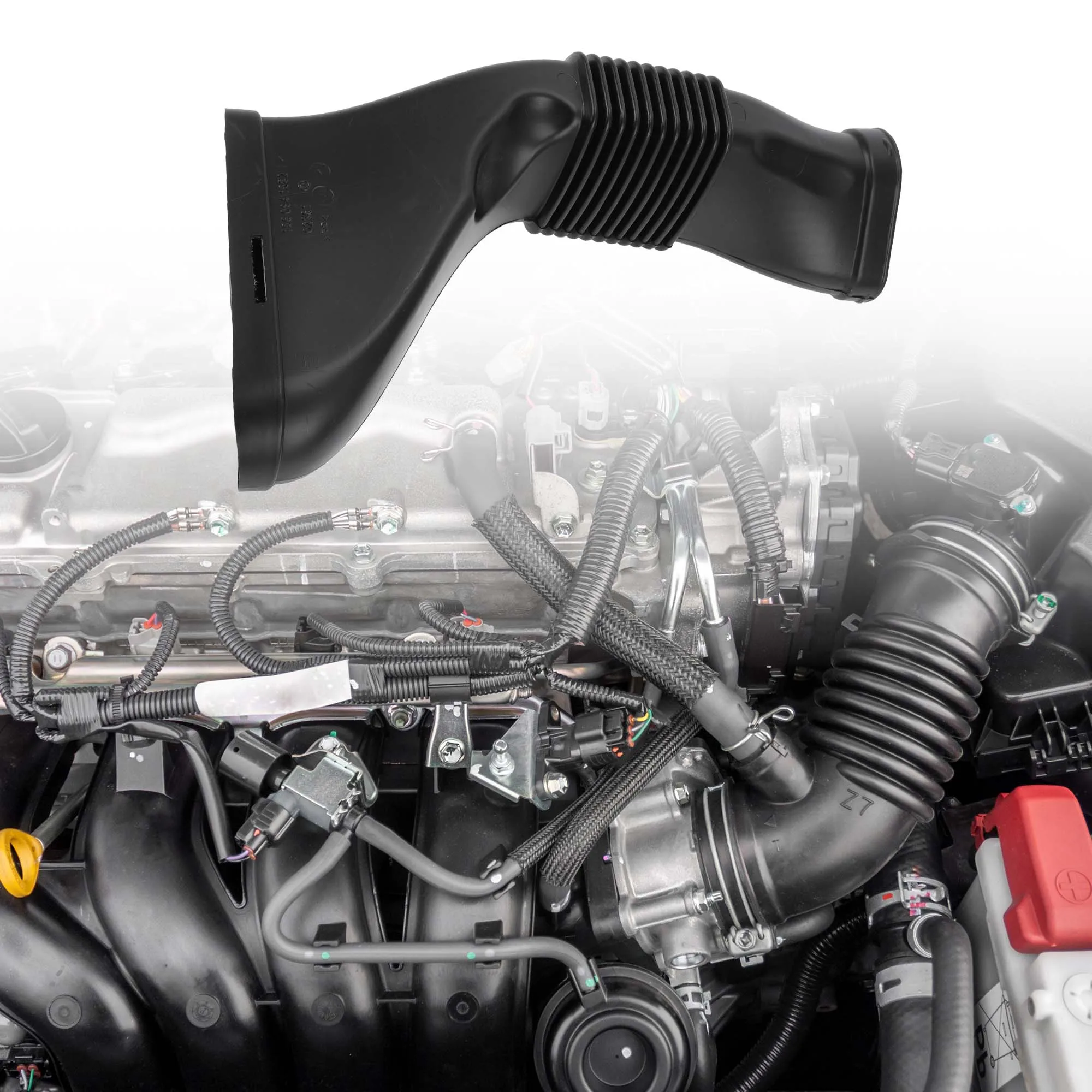 

X Autohaux Автомобильный впускной шланг, совместимый с Mercedes-Benz C63 для AMG, черный No 1560941582