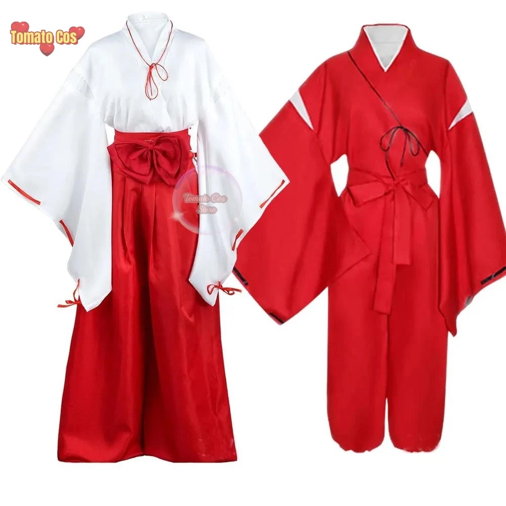 Anime Inuyasha Kikyo Kimono Cosplay Uniform Dress Halloween Costumes Inuyasha Costume Party Cosplay