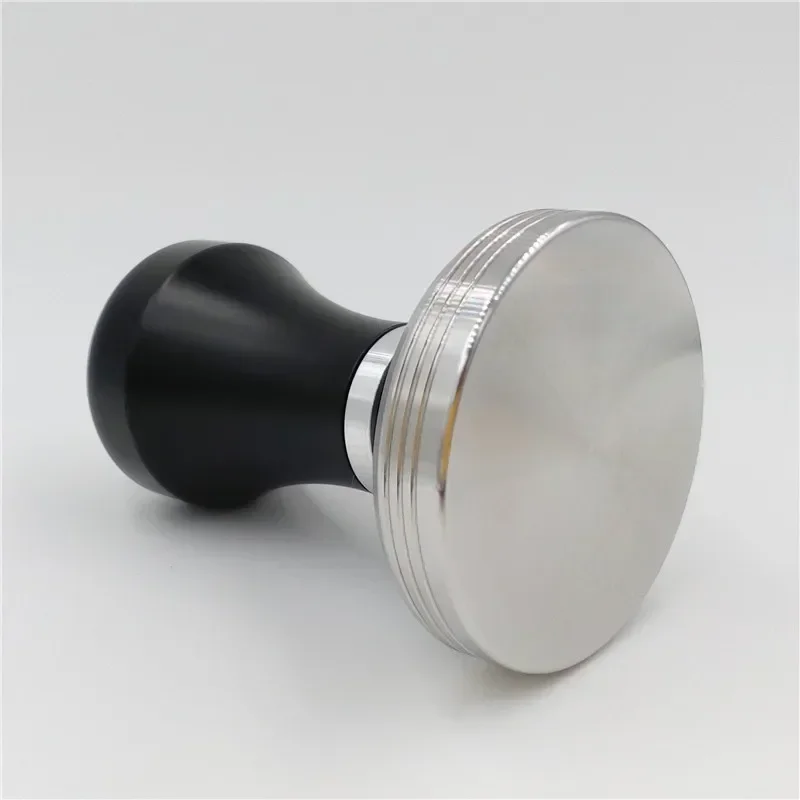58/57.5mm  Stainless Steel Espresso Coffee Tampers Black Coffee Press Tools Flat Base Barista