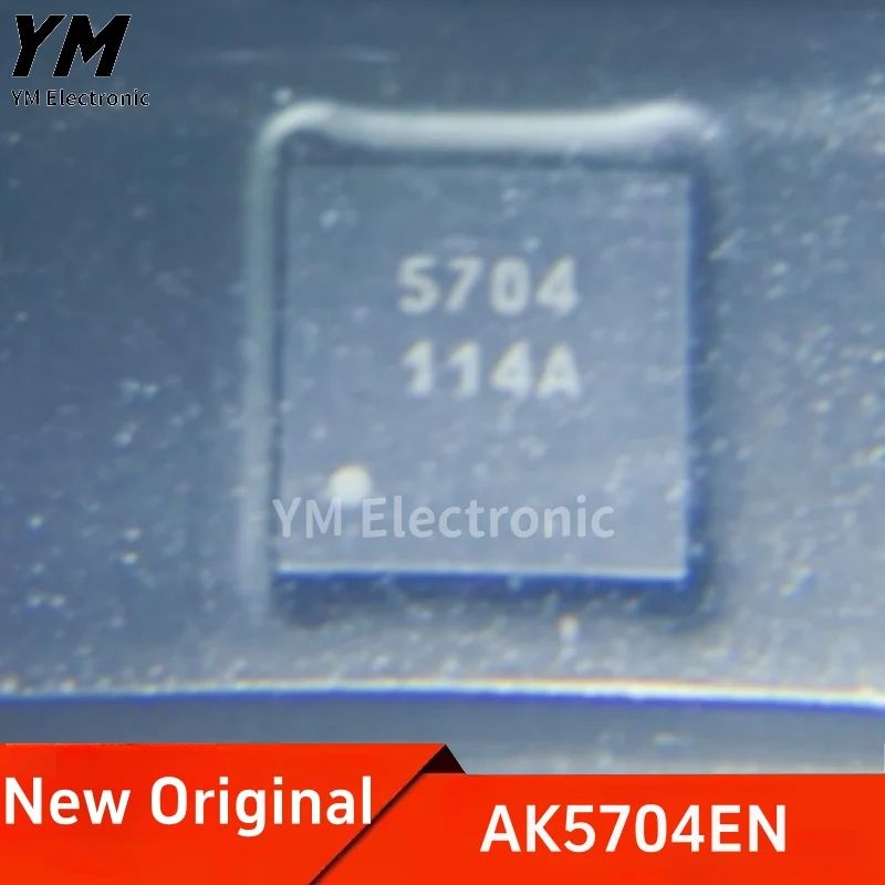 Chip ADC de áudio original de 4 canais, AK5704EN, AK5704, 5704, QFN28, 105dB, Novo