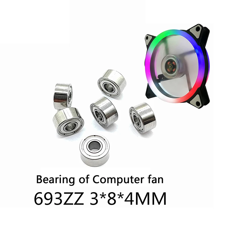 693ZZ Bearing 3*8*4 Mm ABEC-7 Miniature Engine 693 ZZ Ball Bearing 619/3ZZ R-830ZZ EMQ Motors Fans 693Z 693 Bearings