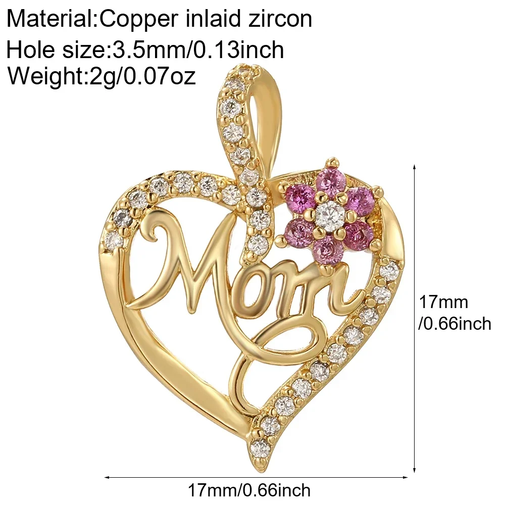 Cute Heart-shaped Charms for Jewelry Making Supplies DIY Earrings Necklace Bracelet Key Pendant Sweet and Romantic Style image 4