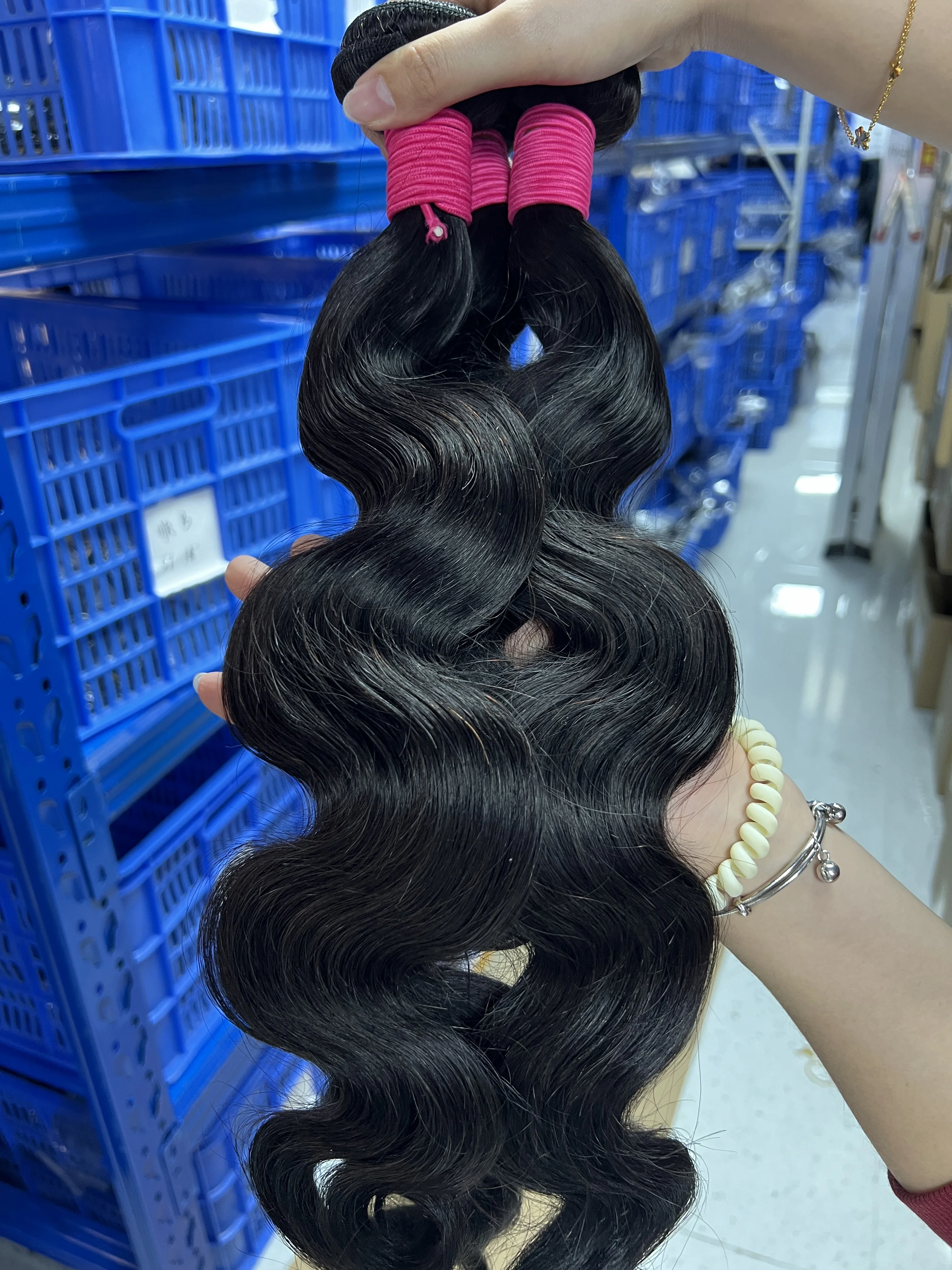 Body Wave Bundles Human Hair Brazilian Weaving Natural Black 1/3/4Pcs Bundles Deal Virgin Hair 26 28 30 Inch Raw Hair Extensions