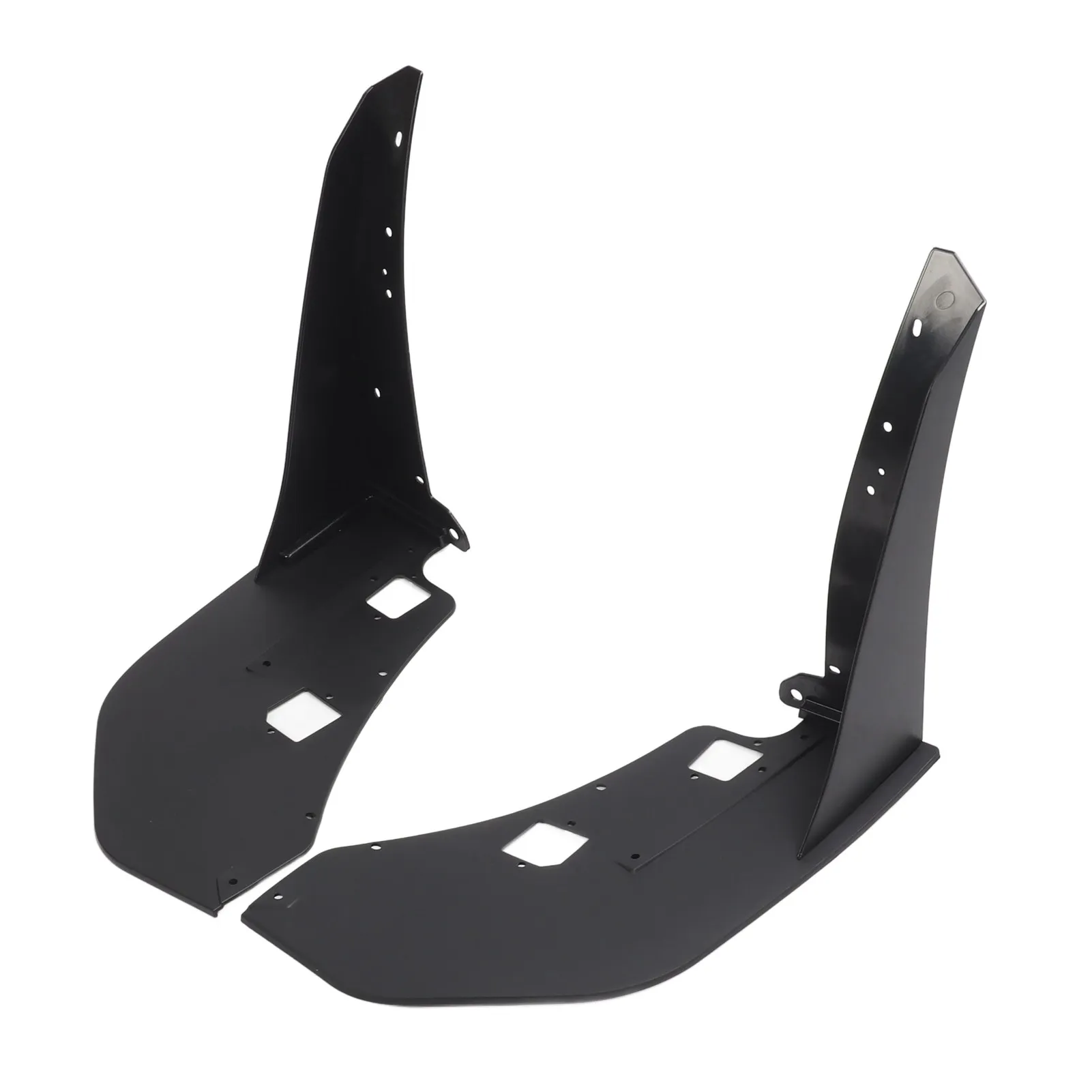 Pair of Front Bumper Corner Spoiler Black Prevent Collision Front Side Corner Winglet for Mustang GT500 2014 to 2021