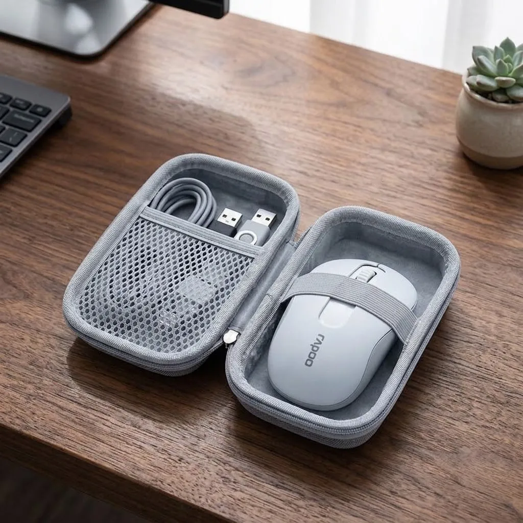 1PC Portable EVA Hard Mouse Storage Case Travel Protective Carrying Bag Pouch Accessories Organizer Box Cover (Case Only)