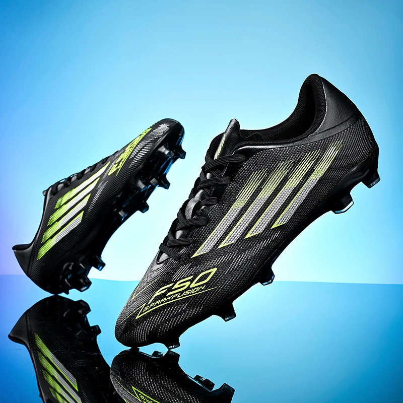 Men Soccer Cleats Cheap Football Shoes AG/TF Turf Non‑Slip Outdoor Training Athletic Football Boots for Male Beginners