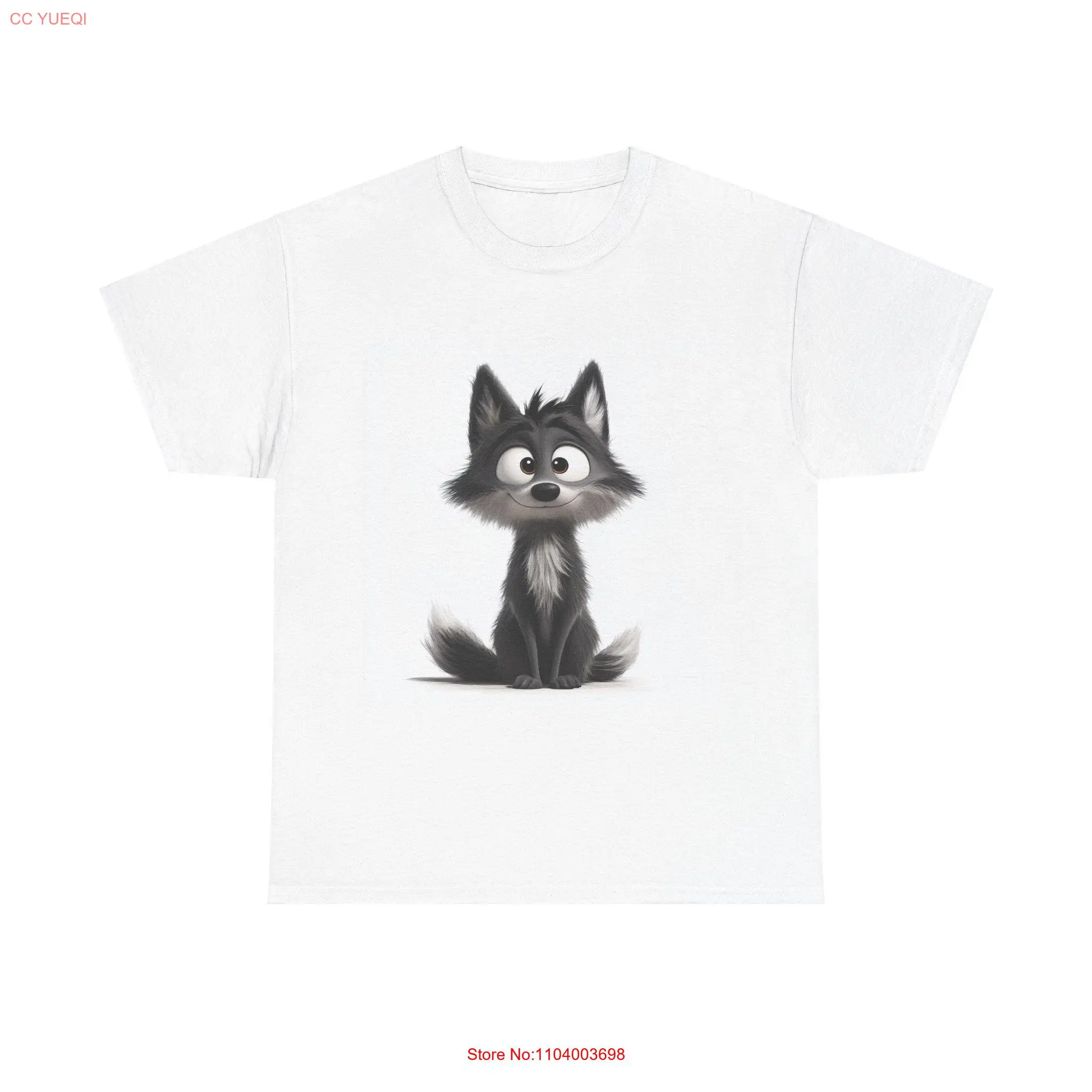 

Футболка Wolf Heavy из хлопка с длинными или короткими рукавами