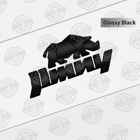1 компл. Авто металлический Rhino Jimny логотип автостайлинг 3D значок наклейка на багажник для Suzuki внедорожник Jb74 Jb43 Jb64 Jb53 Jb32