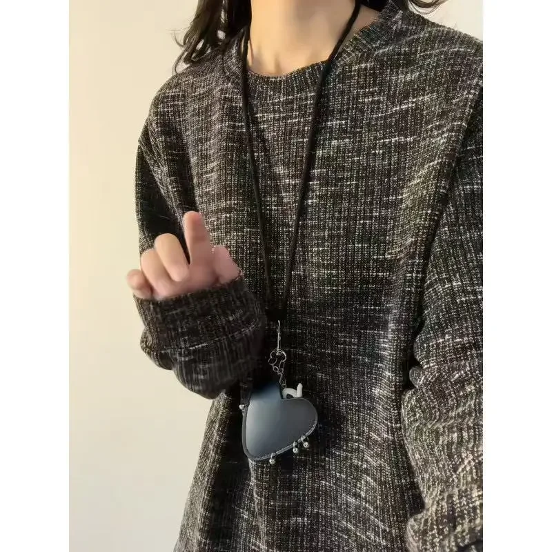 

Unisex Vintage Old Money Tie Dye Casual Long Sleeve Shirt Autumn Trendy Base Layer High-End Lazy Style Loose Top