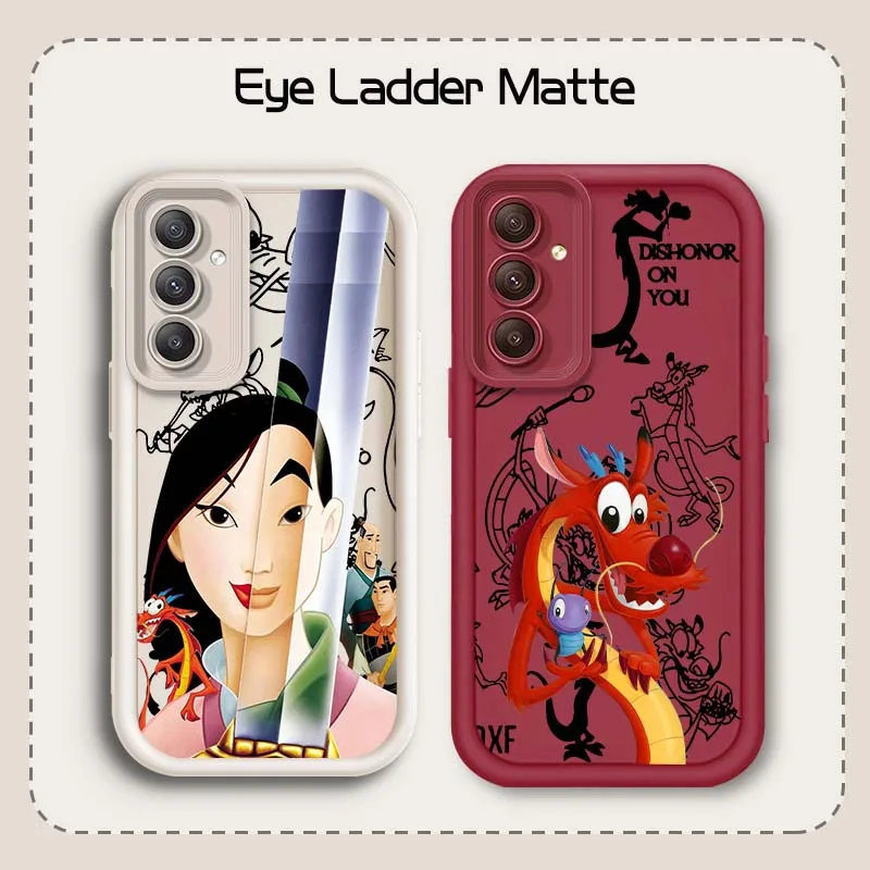 

Mulan Dragon Art Popular For Samsung A73 A72 A71 A53 A52 A51 A33 A23 A15 A54 A34 A35 A55 A06 A16 5G Eye Ladder Phone Case