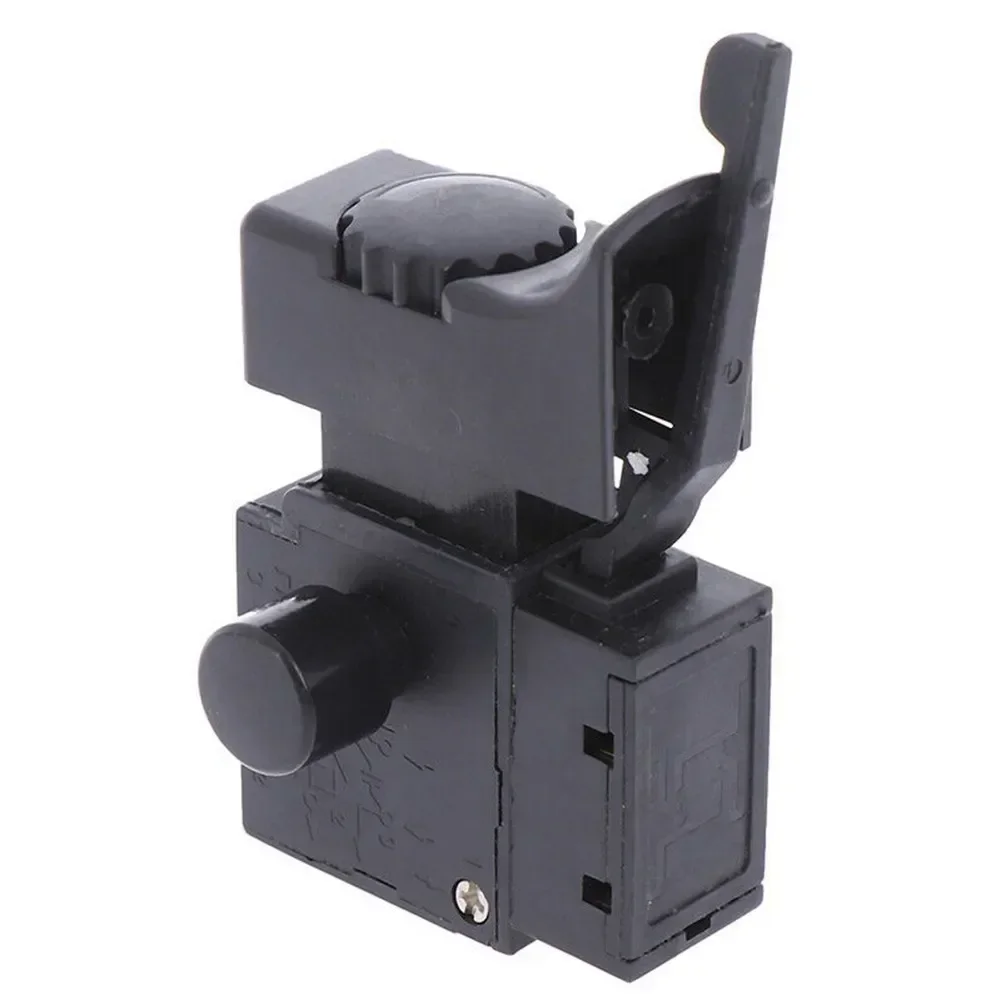 

New FA2-6/1BEK Trigger Button Switch Hardware Knob Power Tool 6A 250V 5E4 ABS Plastic Controlling Electric Drill