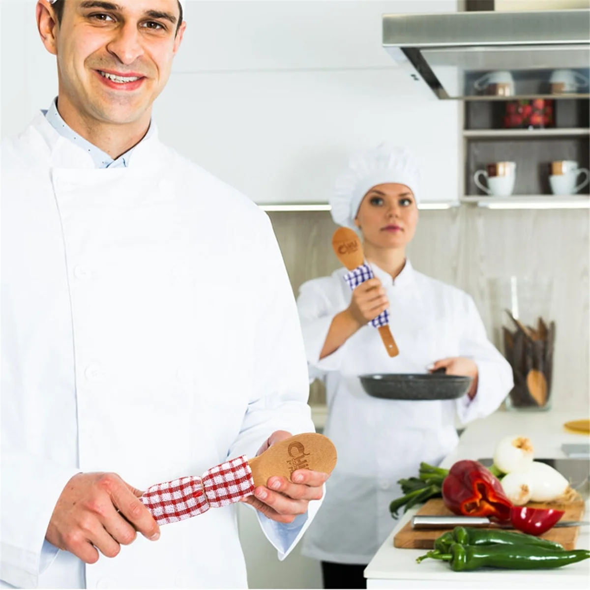 

Y31A 3 шт. Призы для приготовления чили, 1-е, 2-е, 3-е место, деревянная ложка, набор кулинарных трофеев, украшения для приготовления чили