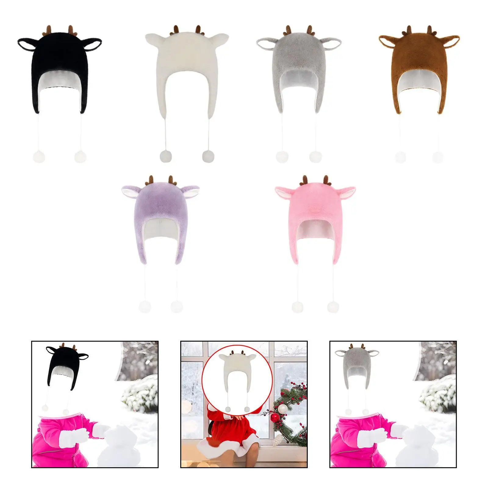 

Рождественская шляпа, милая кепка для косплея для Хэллоуина, сценического выступления