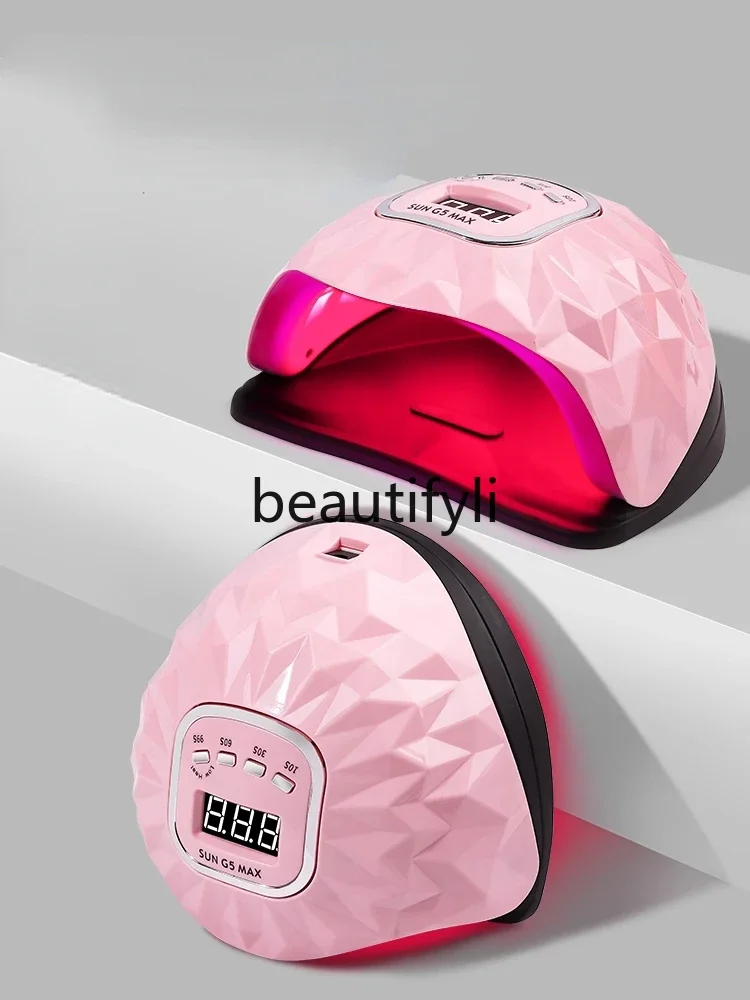 Nail art baking lamp is not black hand quick drying lamp nail polish shop special red light phototherapy machine