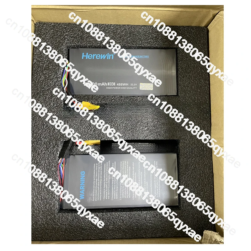 Herewin-Batería de eje 6S, 22000mah, 22,2 v, 20C, protección de plantas agrícolas, UAV