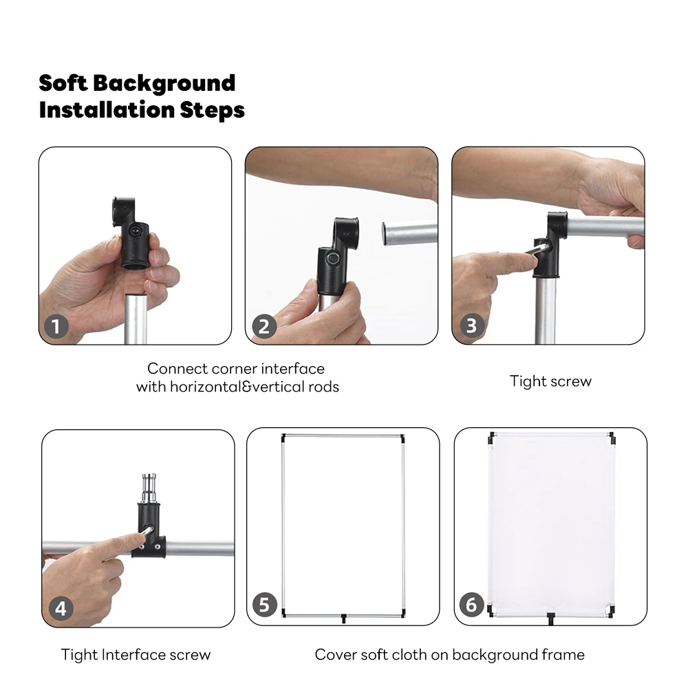 P360 2 Axis Rod Accessories for V360 Spinning Rig